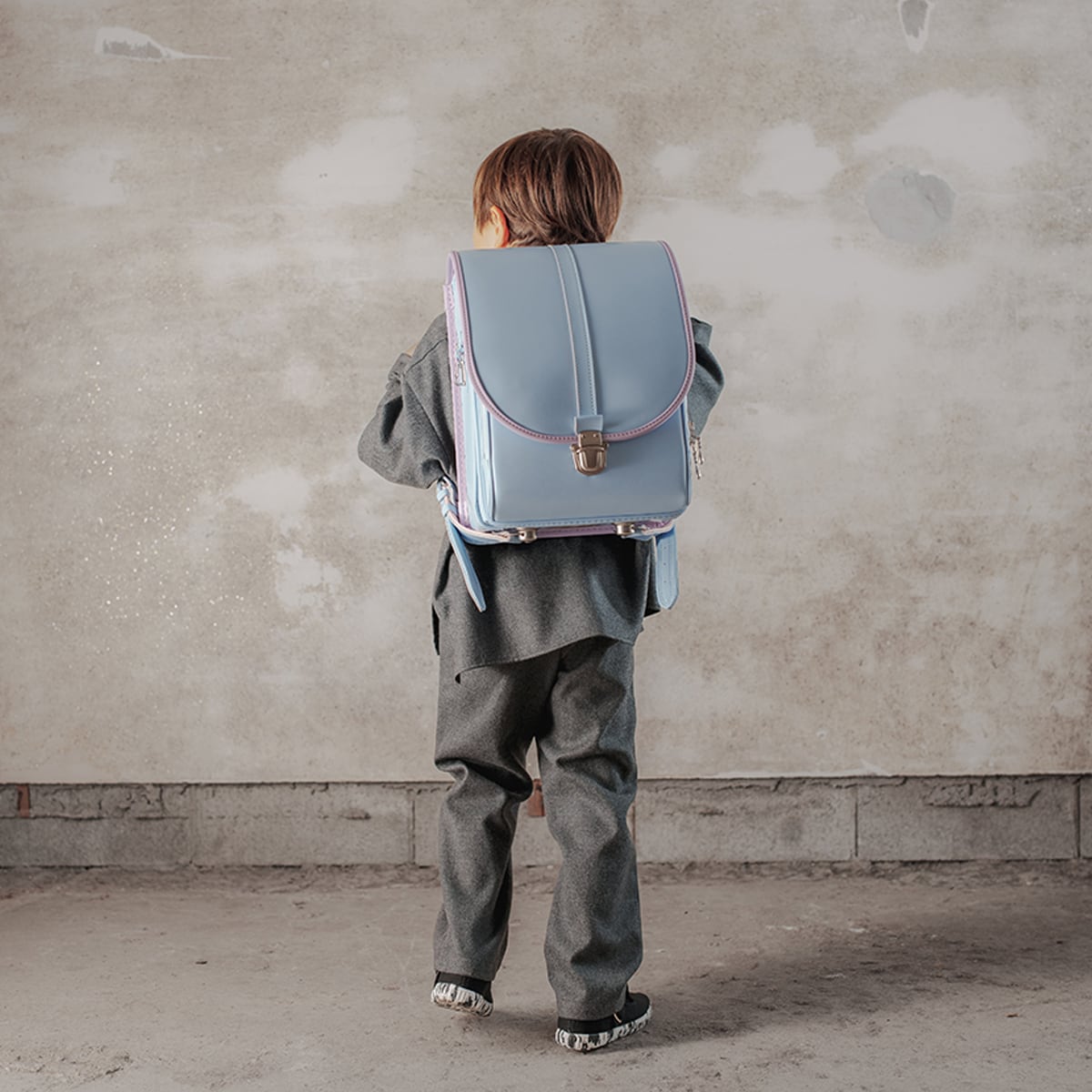 【3月1日販売開始】Oeuf+ランドセル - Pale Blue(ペールブルー×ペールラベンダー)
