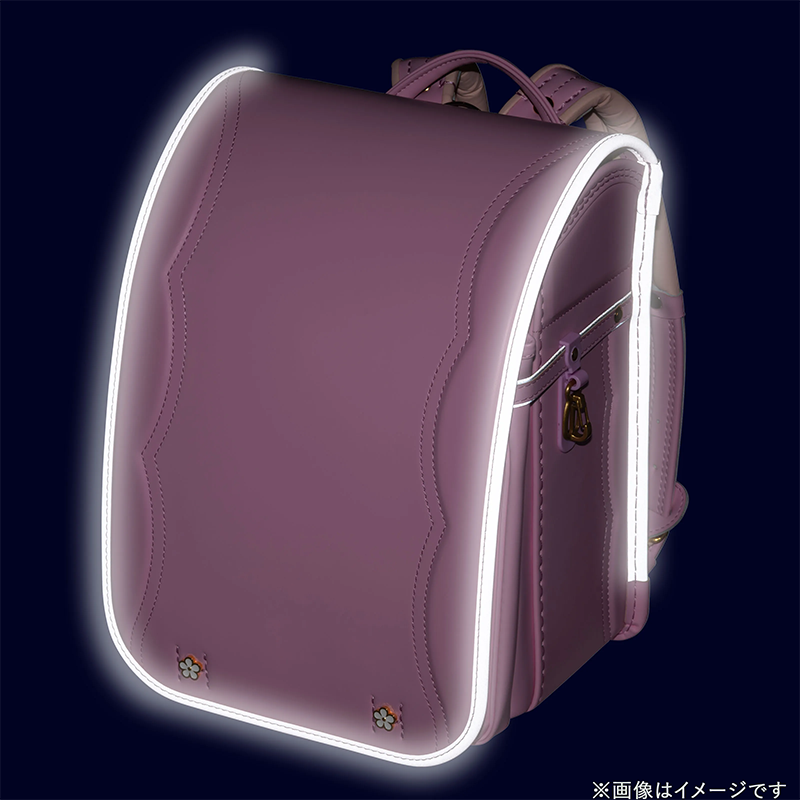 【3月1日販売開始】フィットちゃんランドセル フロル(ベビーピンク×ベビーピンク) 安ピカッタイプ＋楽ッション