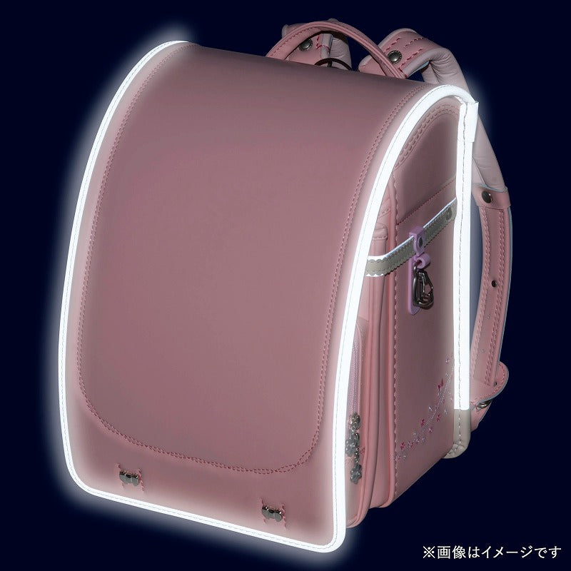 【3月1日販売開始】フィットちゃんランドセル プティガール(ペールピンク×ベージュ) 安ピカッタイプ＋楽ッション　