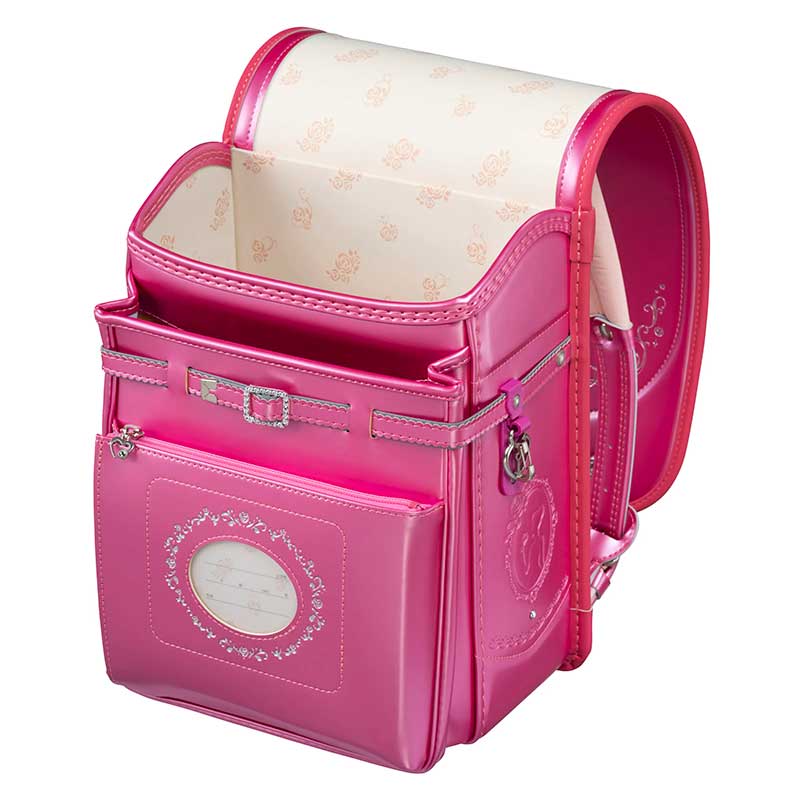 【3月1日販売開始】フィットちゃんランドセル リノル(パールピンク×ホットピンク) 安ピカッタイプ＋楽ッション