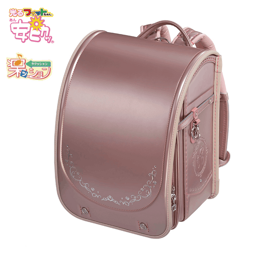【3月1日販売開始】フィットちゃんランドセル リノル(シャパンピンク×ベージュ) 安ピカッタイプ＋楽ッション