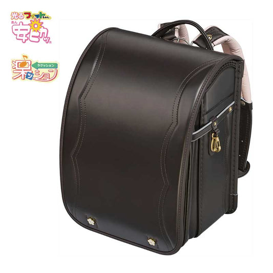 【3月1日販売開始】フィットちゃんランドセル フロル(チョコ×チョコ) 安ピカッタイプ＋楽ッション