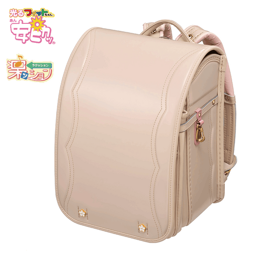 【3月1日販売開始】フィットちゃんランドセル フロル(ベージュ×ベージュ) 安ピカッタイプ＋楽ッション