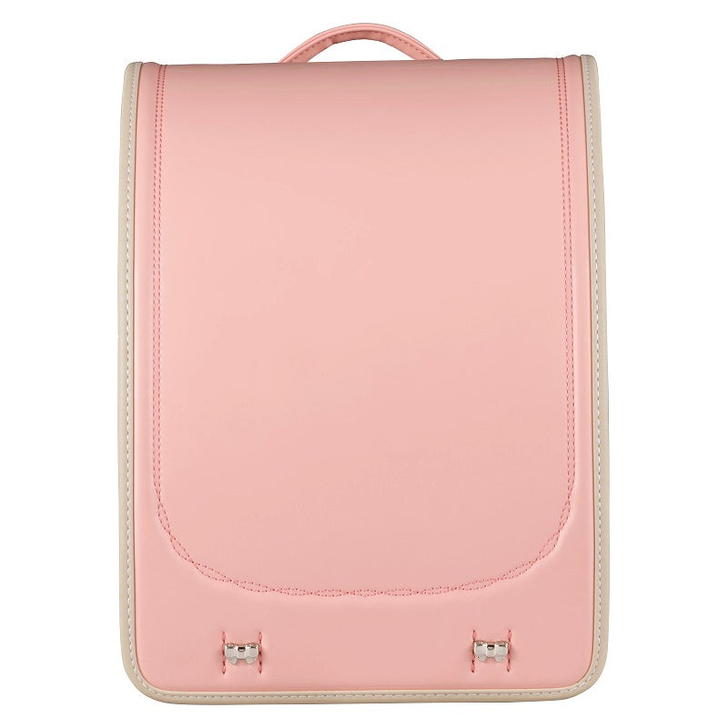 【3月1日販売開始】フィットちゃんランドセル プティガール(ペールピンク×ベージュ) 安ピカッタイプ＋楽ッション　