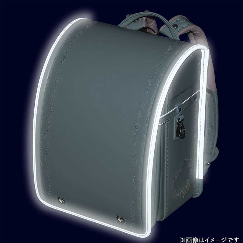 【3月1日販売開始】フィットちゃんランドセル ルル・フラワー(ミント×ミント) 安ピカッタイプ+楽ッション 軽量タイプ