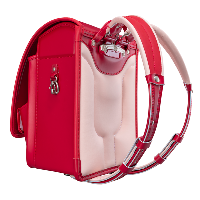 【3月1日販売開始】フィットちゃんランドセル ゼロランド(チェリー×チェリー) 安ピカッタイプ+楽ッション+軽量