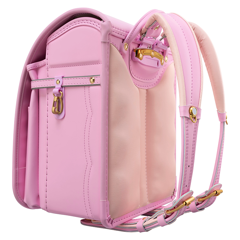 【3月1日販売開始】フィットちゃんランドセル フロル(ベビーピンク×ベビーピンク) 安ピカッタイプ＋楽ッション