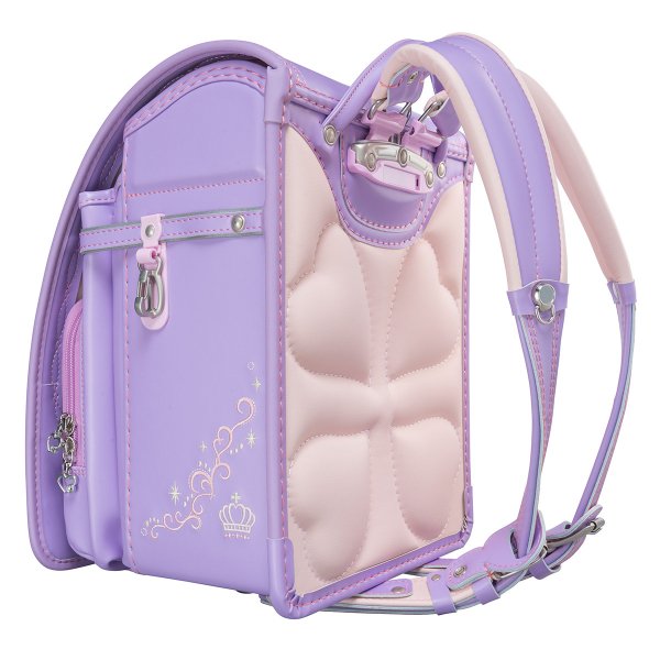 フィットちゃんランドセル リトルスタープリンセス(ラベンダー×ラベンダー) 安ピカッタイプ＋楽ッション