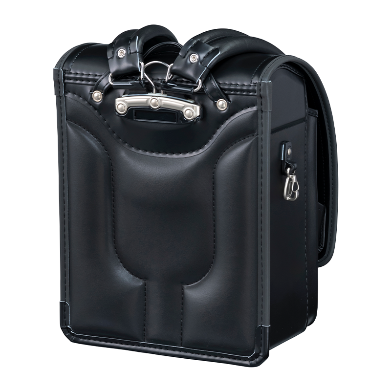 【3月1日販売開始】フィットちゃんランドセル ゼロランド(クロ×メタルグレー) 安ピカッタイプ+楽ッション+軽量