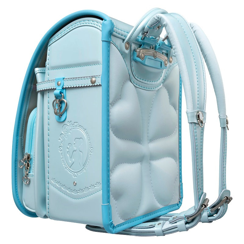 【3月1日販売開始】フィットちゃんランドセル リノル(ミントグリーン×アクア) 安ピカッタイプ＋楽ッション