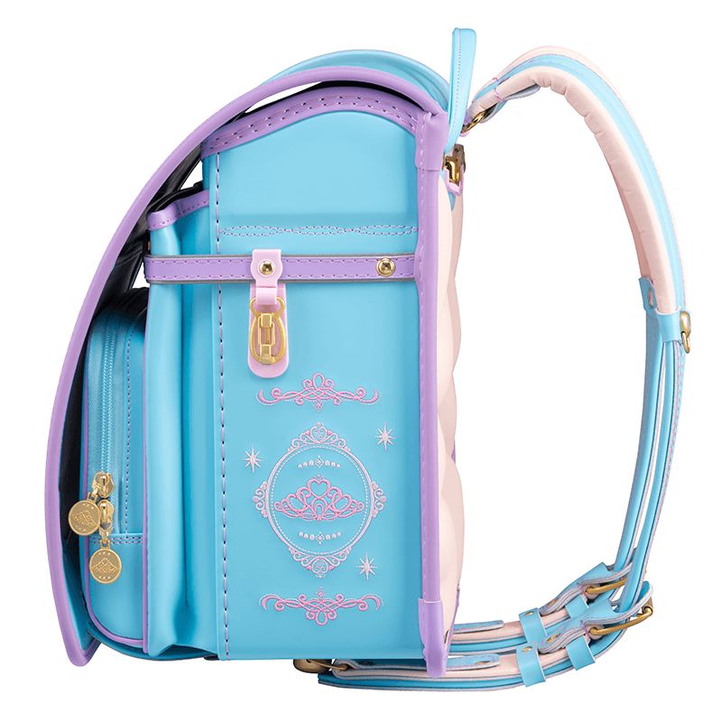 フィットちゃんランドセル あい・愛ティアラジュエリープリンセス(アクア×ラベンダー) 安ピカッタイプ＋楽ッション