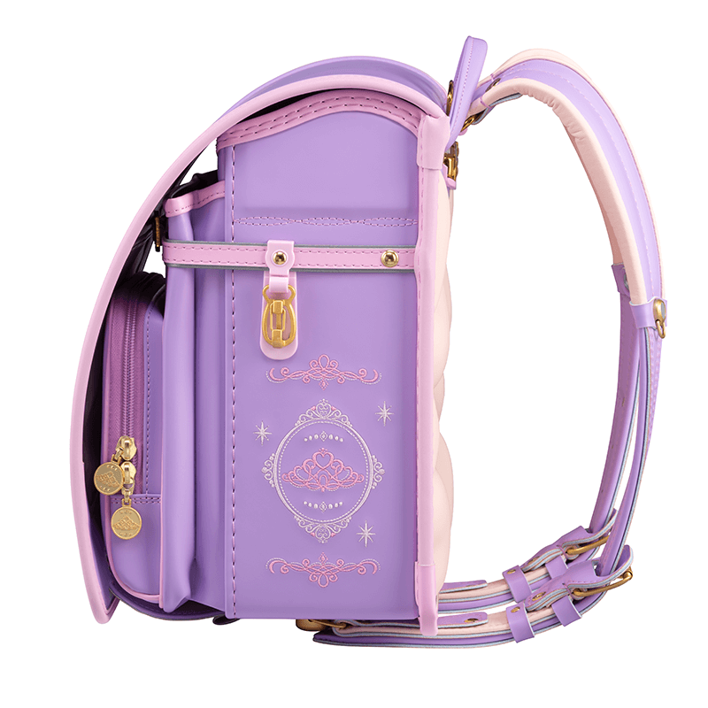 フィットちゃんランドセル あい・愛ティアラ ジュエリープリンセス(ラベンダー×ベビーピンク) 安ピカッタイプ＋楽ッション