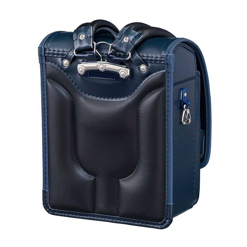 【3月1日販売開始】フィットちゃんランドセル ゼロランド(コン×ネイビーブルー) 安ピカッタイプ+楽ッション+軽量