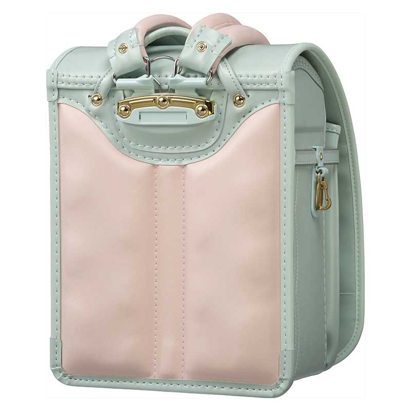 【3月1日販売開始】フィットちゃんランドセル フロル(ミント×ミント) 安ピカッタイプ＋楽ッション