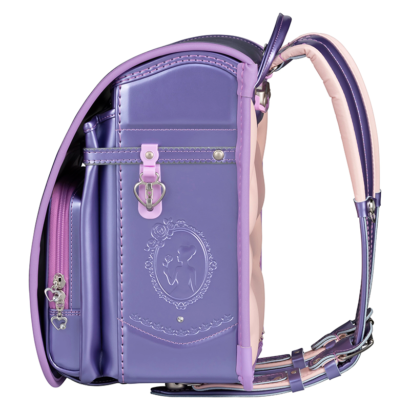 【3月1日販売開始】フィットちゃんランドセル リノル(パールラベンダー×ラベンダー) 安ピカッタイプ＋楽ッション