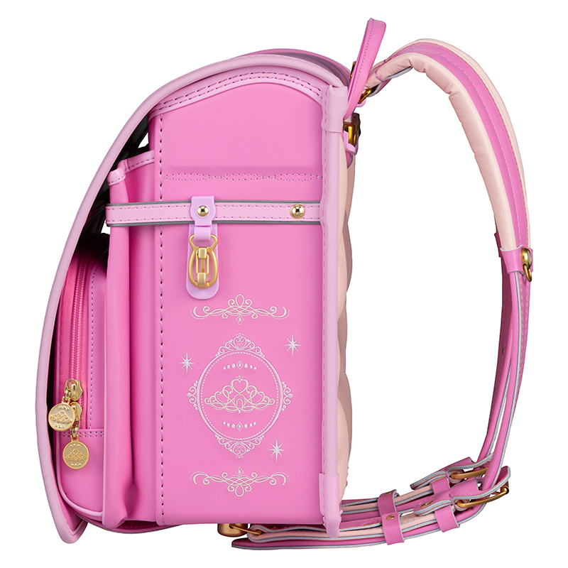フィットちゃんランドセル あい・愛ティアラジュエリープリンセス(サクラ×ベビーピンク) 安ピカッタイプ＋楽ッション