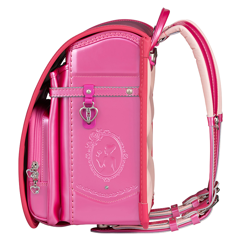 【3月1日販売開始】フィットちゃんランドセル リノル(パールピンク×ホットピンク) 安ピカッタイプ＋楽ッション