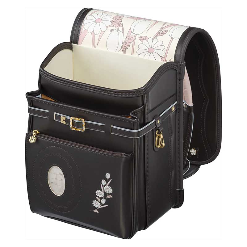 【3月1日販売開始】フィットちゃんランドセル フロル(チョコ×チョコ) 安ピカッタイプ＋楽ッション