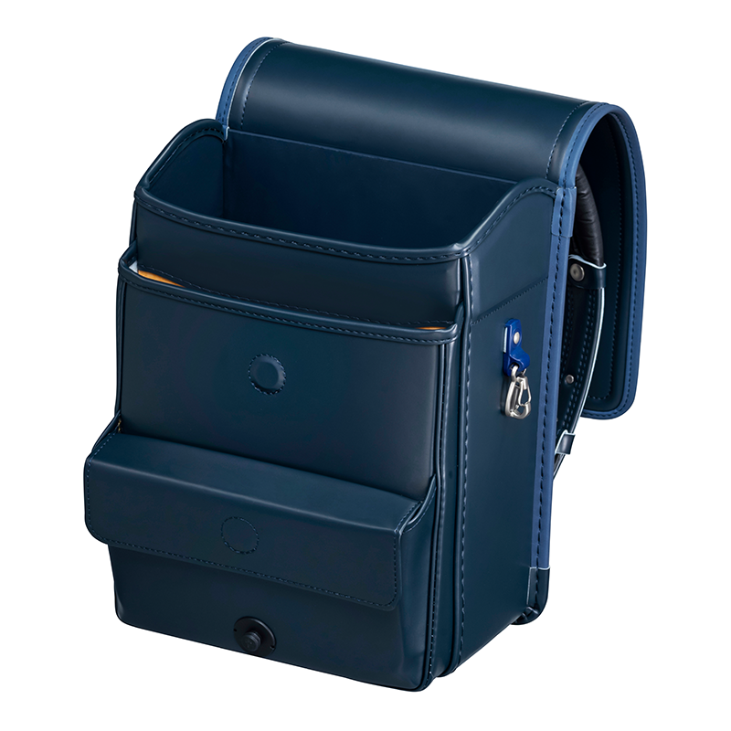 【3月1日販売開始】フィットちゃんランドセル ゼロランド(コン×ネイビーブルー) 安ピカッタイプ+楽ッション+軽量