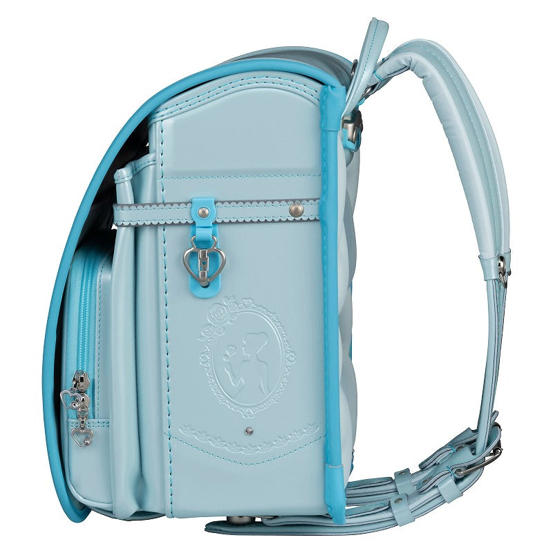 【3月1日販売開始】フィットちゃんランドセル リノル(ミントグリーン×アクア) 安ピカッタイプ＋楽ッション