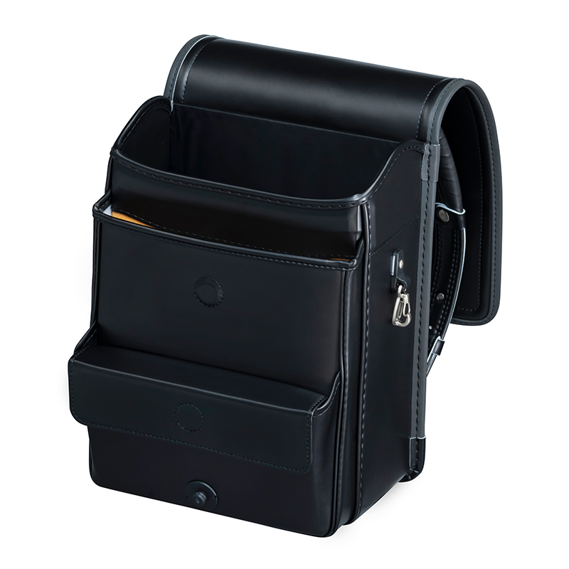 【3月1日販売開始】フィットちゃんランドセル ゼロランド(クロ×メタルグレー) 安ピカッタイプ+楽ッション+軽量