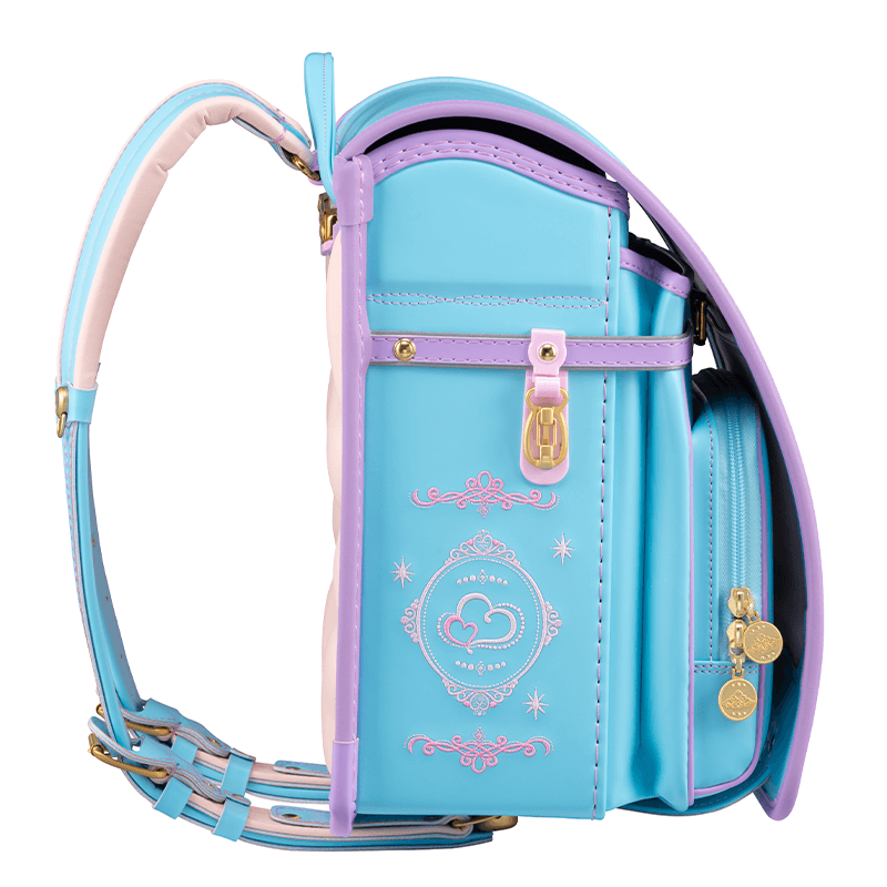 フィットちゃんランドセル あい・愛ティアラジュエリープリンセス(アクア×ラベンダー) 安ピカッタイプ＋楽ッション