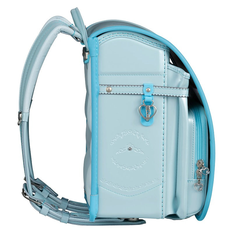 【3月1日販売開始】フィットちゃんランドセル リノル(ミントグリーン×アクア) 安ピカッタイプ＋楽ッション