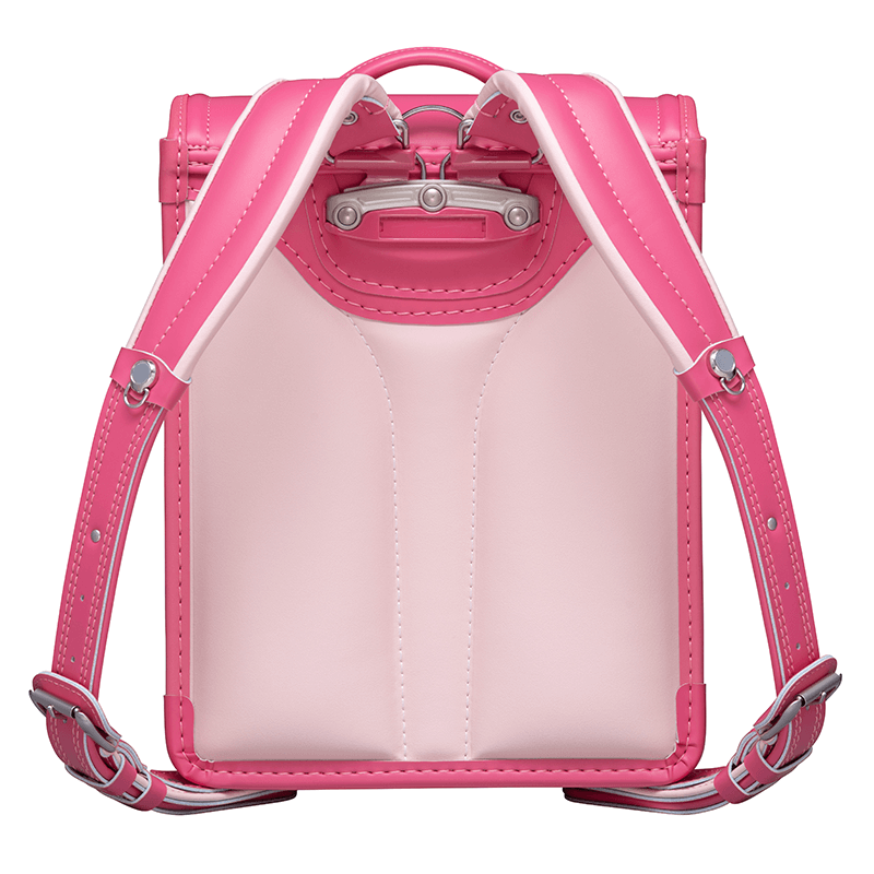 フィットちゃんランドセル シュシュ・フローラ(ホットピンク×ホットピンク) 安ピカッタイプ+楽ッション