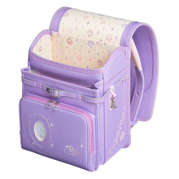 フィットちゃんランドセル リトルスタープリンセス(ラベンダー×ラベンダー) 安ピカッタイプ＋楽ッション