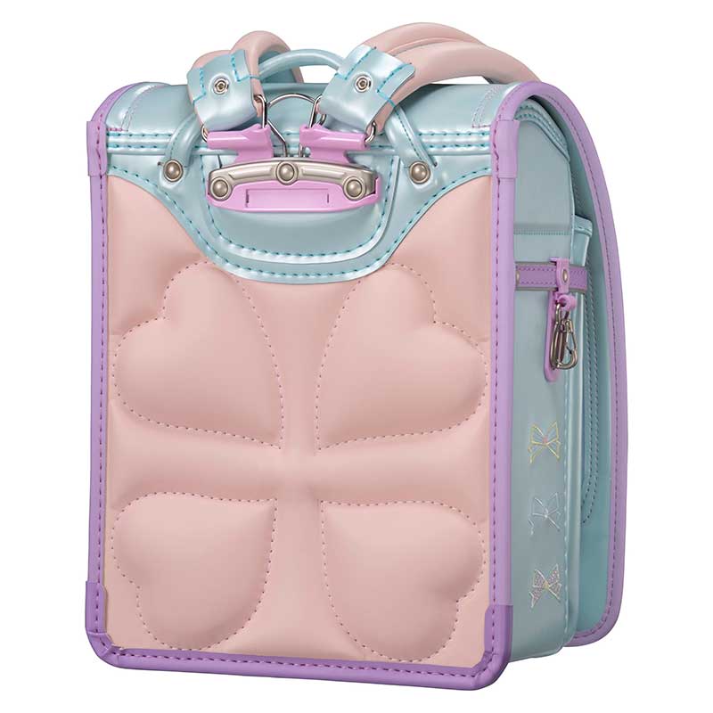 【軽量タイプ】フィットちゃんランドセル パステルガール (ミントグリーン×ラベンダー) 安ピカッタイプ＋楽ッション