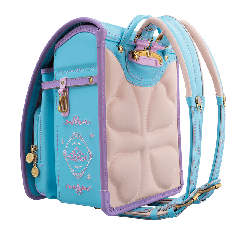 フィットちゃんランドセル あい・愛ティアラジュエリープリンセス(アクア×ラベンダー) 安ピカッタイプ＋楽ッション