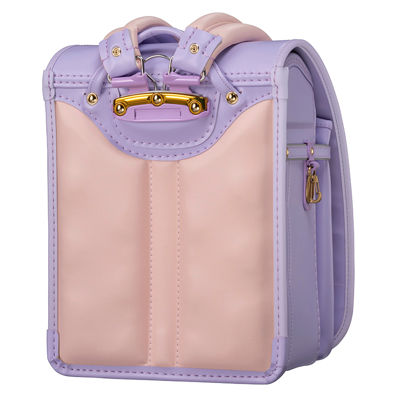 【3月1日販売開始】フィットちゃんランドセル フロル(ペールラベンダー×ペールラベンダー) 安ピカッタイプ＋楽ッション
