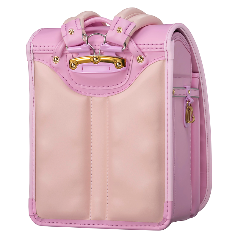 【3月1日販売開始】フィットちゃんランドセル フロル(ベビーピンク×ベビーピンク) 安ピカッタイプ＋楽ッション