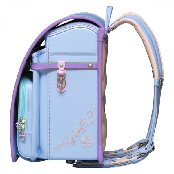 フィットちゃんランドセル リトルスタープリンセス(ペールブルー×ラベンダー) 安ピカッタイプ＋楽ッション