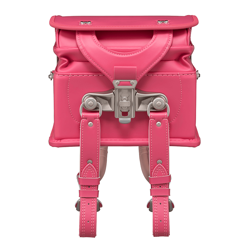 フィットちゃんランドセル シュシュ・フローラ(ホットピンク×ホットピンク) 安ピカッタイプ+楽ッション