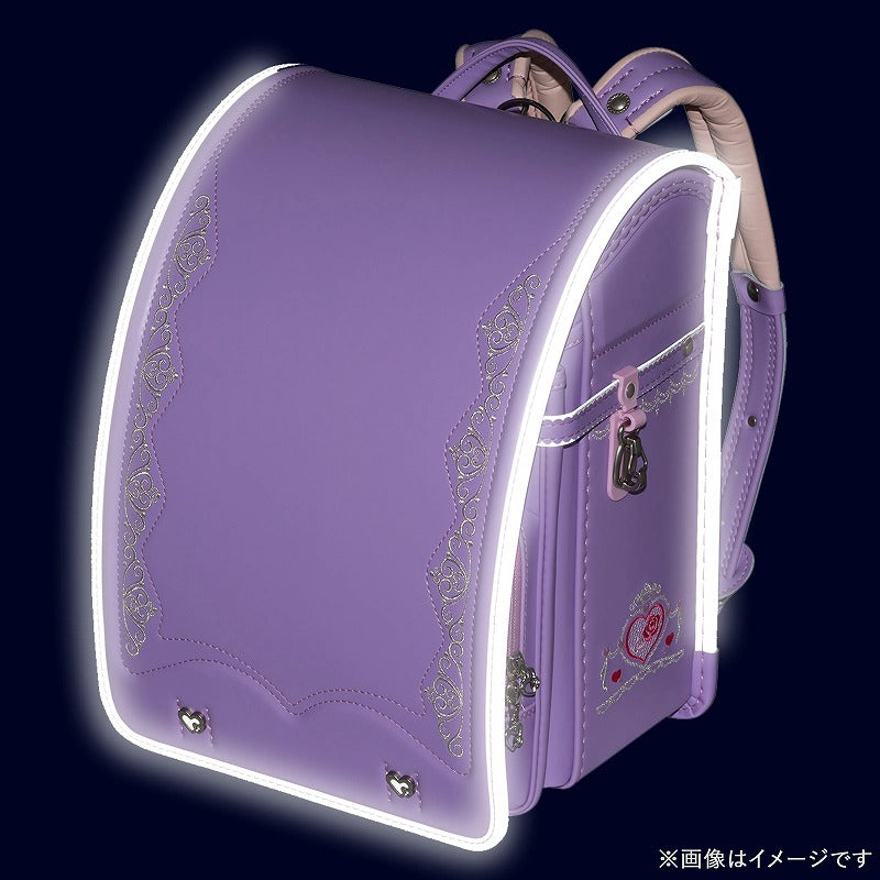 フィットちゃんランドセル ロイヤルローズ(ラベンダー×ラベンダー) 安ピカッタイプ＋楽ッション