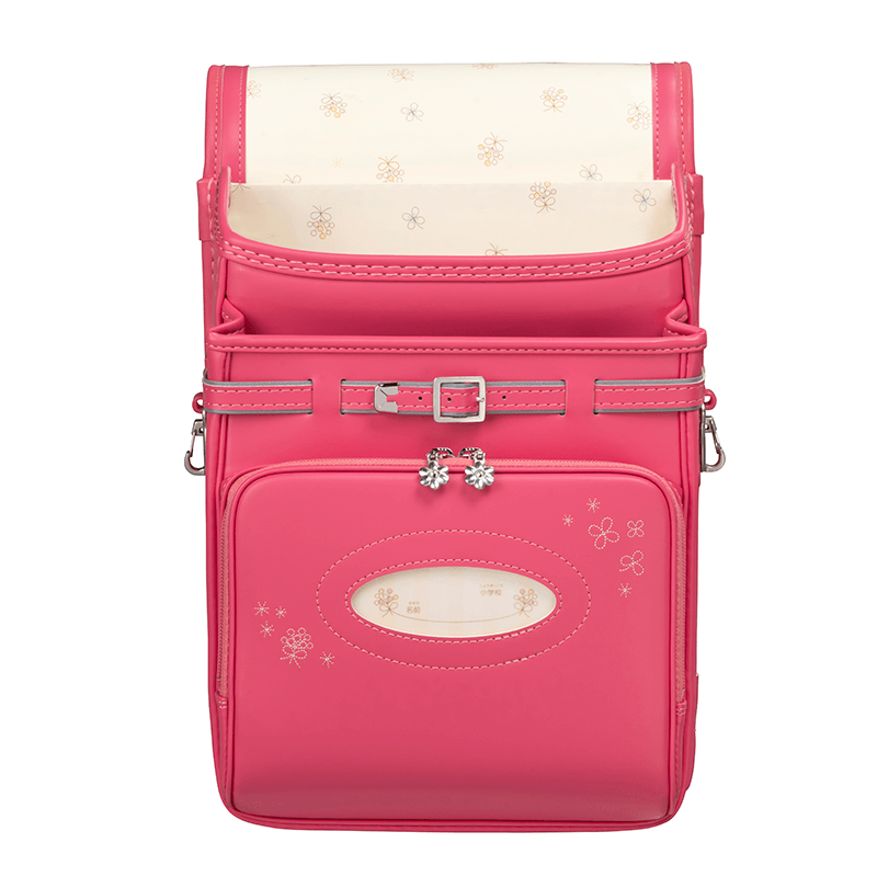 フィットちゃんランドセル シュシュ・フローラ(ホットピンク×ホットピンク) 安ピカッタイプ+楽ッション