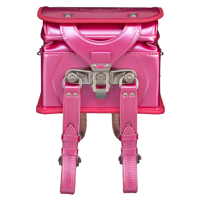 【3月1日販売開始】フィットちゃんランドセル リノル(パールピンク×ホットピンク) 安ピカッタイプ＋楽ッション