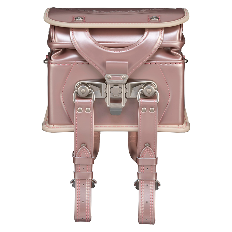 【3月1日販売開始】フィットちゃんランドセル リノル(シャパンピンク×ベージュ) 安ピカッタイプ＋楽ッション
