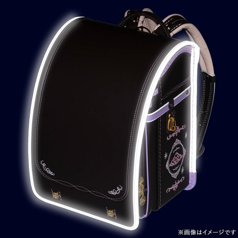 フィットちゃんランドセル あい・愛ティアラジュエリープリンセス(チョコ×ラベンダー) 安ピカッタイプ＋楽ッション