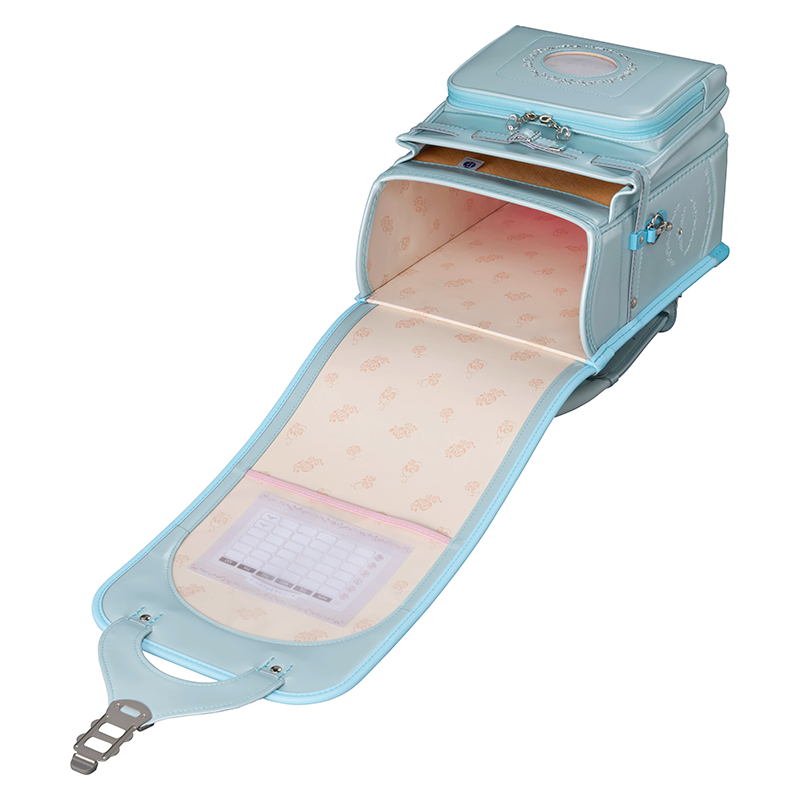 【3月1日販売開始】フィットちゃんランドセル リノル(ミントグリーン×アクア) 安ピカッタイプ＋楽ッション