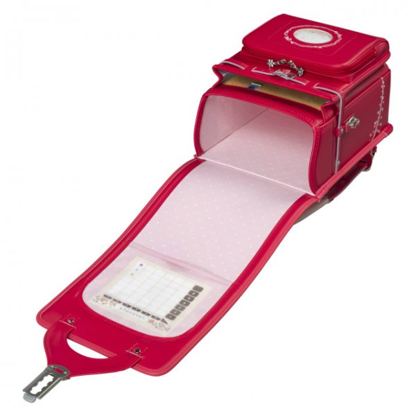 【3月1日販売開始】フィットちゃんランドセル プティガール(チェリー×チェリー) 安ピカッタイプ＋楽ッション　