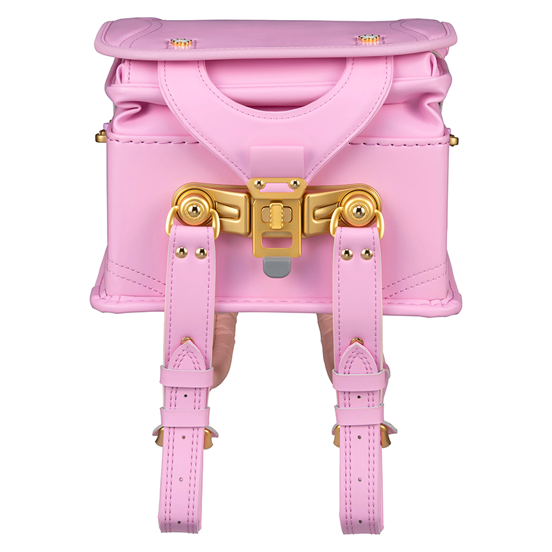 【3月1日販売開始】フィットちゃんランドセル フロル(ベビーピンク×ベビーピンク) 安ピカッタイプ＋楽ッション