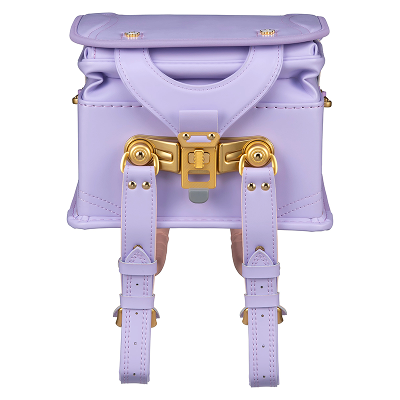 【3月1日販売開始】フィットちゃんランドセル フロル(ペールラベンダー×ペールラベンダー) 安ピカッタイプ＋楽ッション