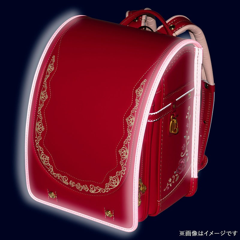 フィットちゃんランドセル ロイヤルローズ プルミエール (チェリー×チェリー) 安ピカッタイプ＋楽ッション