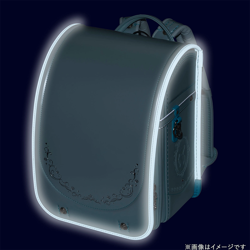 【3月1日販売開始】フィットちゃんランドセル リノル(ミントグリーン×アクア) 安ピカッタイプ＋楽ッション