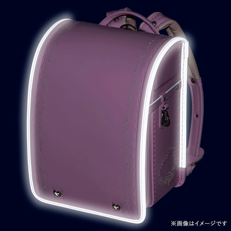 【3月1日販売開始】フィットちゃんランドセル ルル・フラワー(ベビーピンク×ベビーピンク) 安ピカッタイプ+楽ッション 軽量タイプ