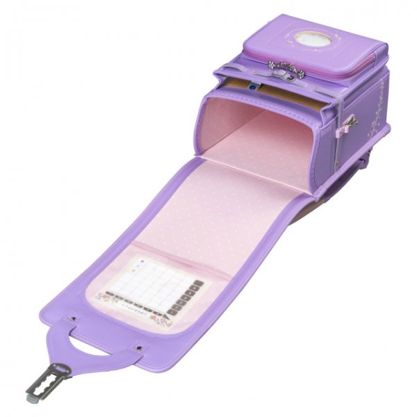 【3月1日販売開始】フィットちゃんランドセル プティガール(ラベンダー×ラベンダー)安ピカッタイプ＋楽ッション　