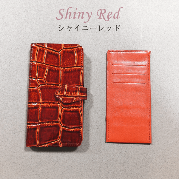 sledge（スレッジ）Lux croco（ラックスクロコ）サイドスナップスマホケース A102N