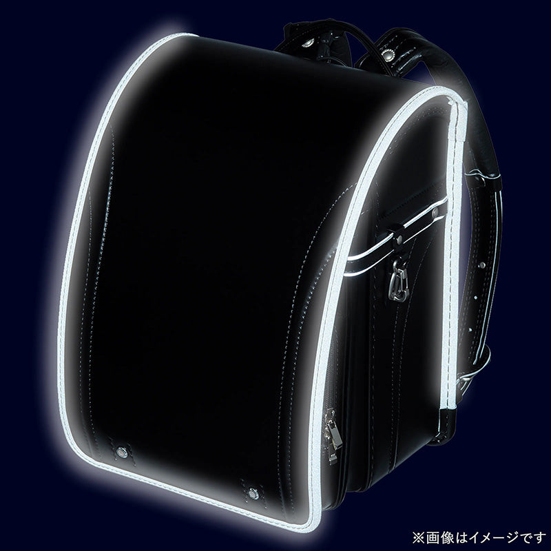 フィットちゃんランドセル グッドボーイDX(クロ×メタルグレー) 安ピカッタイプ＋楽ッション